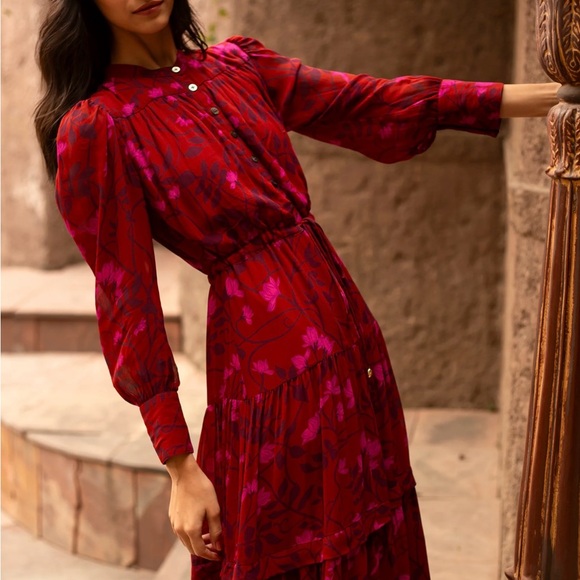 Beyond by Vera Sissi MAJORELLE RUST Fall 2024 Dress XL - Picture 2 of 9